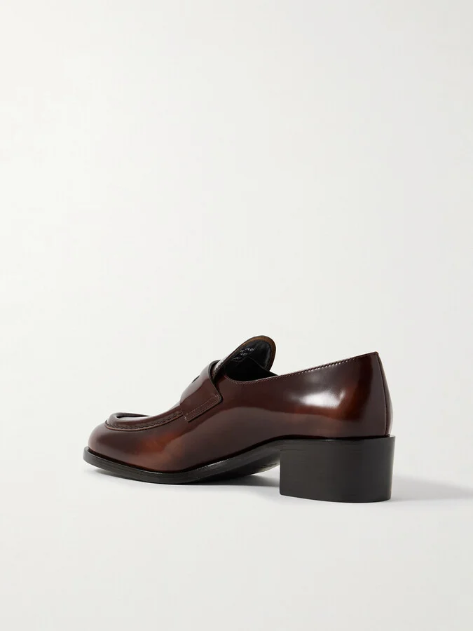 Church's - Prudence Glossed-leather Loafers - Brown - Image 3