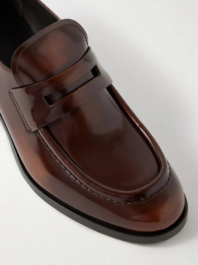 Church's - Prudence Glossed-leather Loafers - Brown - Image 4
