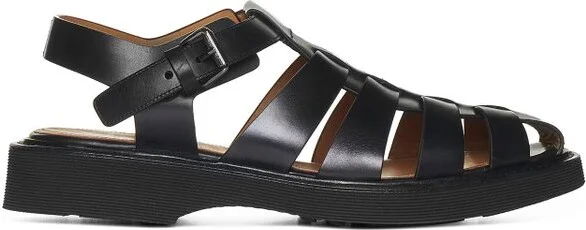 Church's Strappy Design Ankle Buckled Sandals