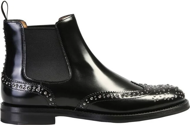 Church's Stud Detailed Ankle Boots