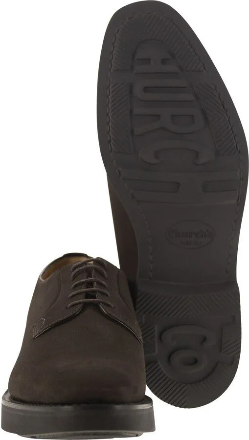 Church'S Suede Calfskin Derby - Image 5