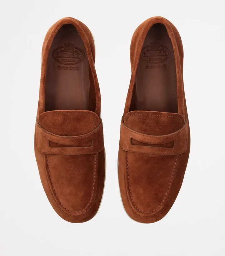 Church's Suede Saddle Penny Loafers - Image 4
