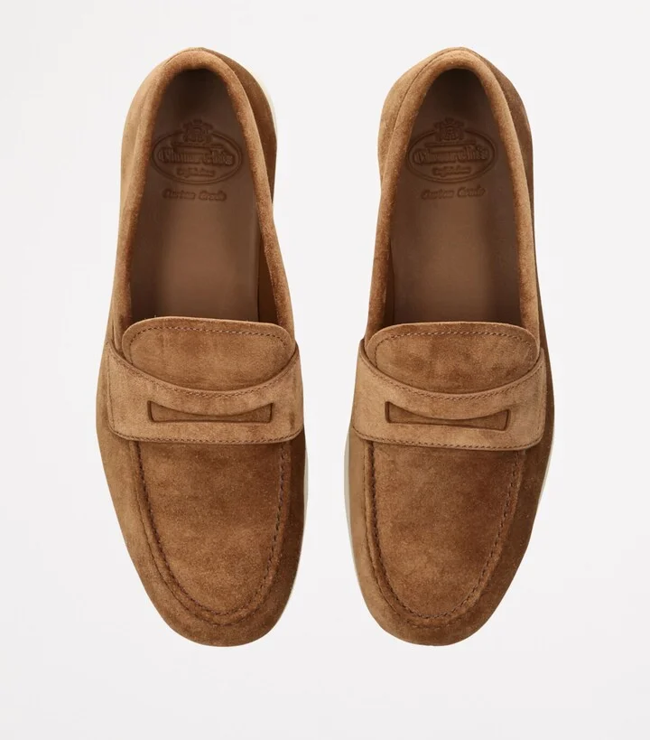 Church's Suede Saddle Penny Loafers - Image 4