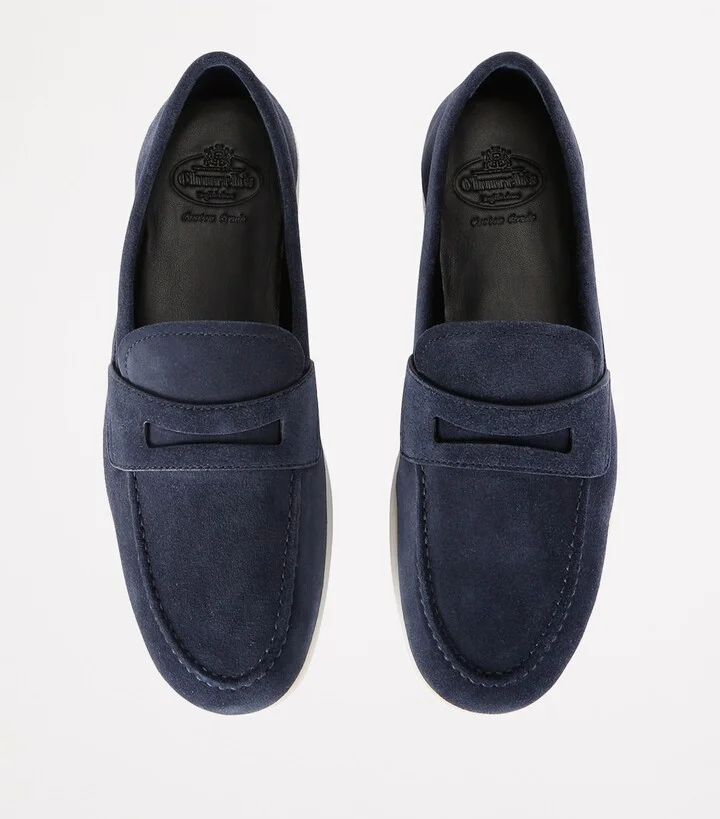 Church's Suede Saddle Penny Loafers - Image 4