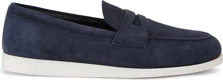 Church's Suede Saddle Penny Loafers