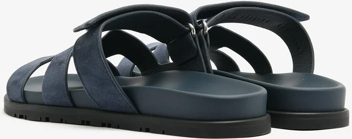 Chypre Sandals in Bleu Celeste Suede Leather - Image 2