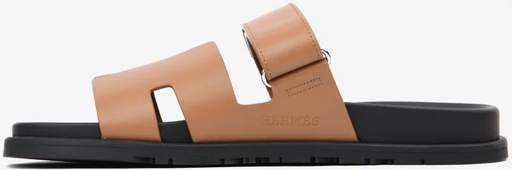 Chypre Sandals in Naturel Calfskin - Image 2