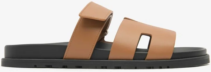 Chypre Sandals in Naturel Calfskin