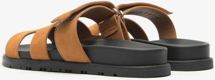 Chypre Sandals in Naturel Suede - Image 3