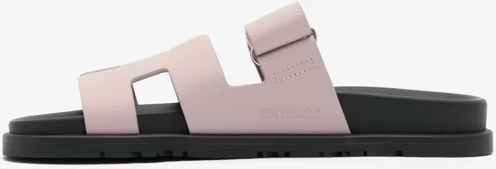 Chypre Sandals in Rose Cancan Calfskin - Image 2
