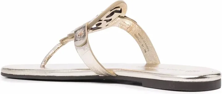 Ciabatte Miller metallic-effect sandals - Image 3