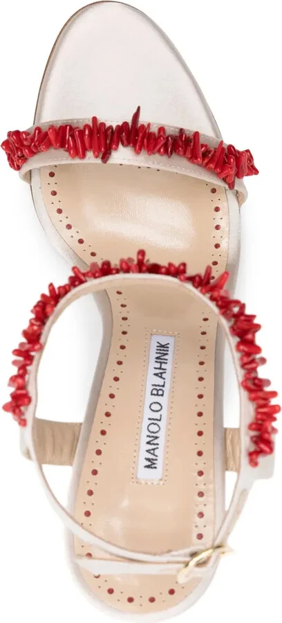 Cienzan 90mm satin sandals - Image 4