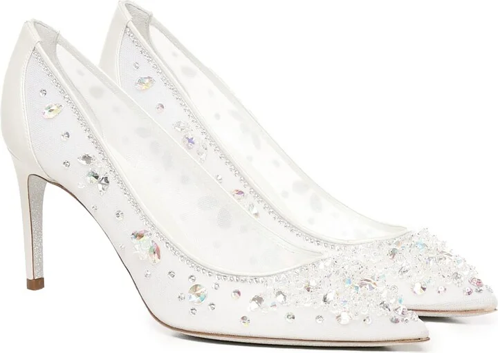 Cindarella Rhinestons Embellished Pumps - Image 2