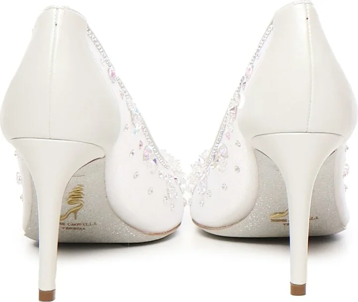 Cindarella Rhinestons Embellished Pumps - Image 3
