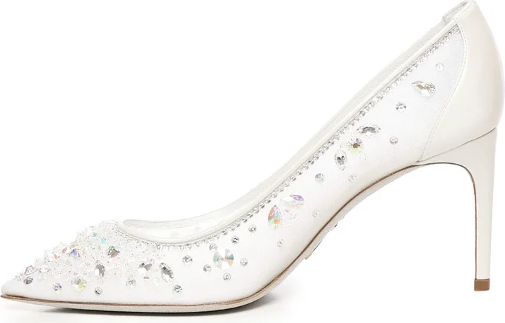 Cindarella Rhinestons Embellished Pumps - Image 4