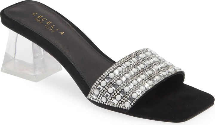 Cinder Square Toe Sandal