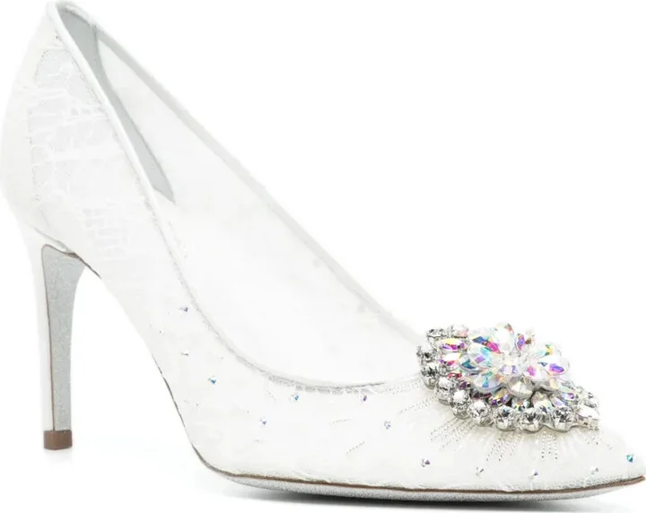 Cinderella 65mm lace pumps - Image 2