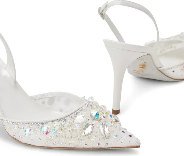 Cinderella 80mm leather pumps - Image 4