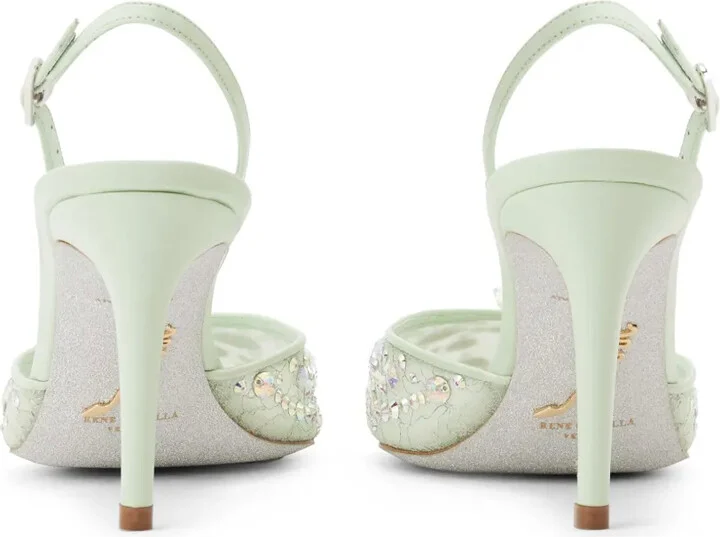 Cinderella 80mm leather pumps - Image 3
