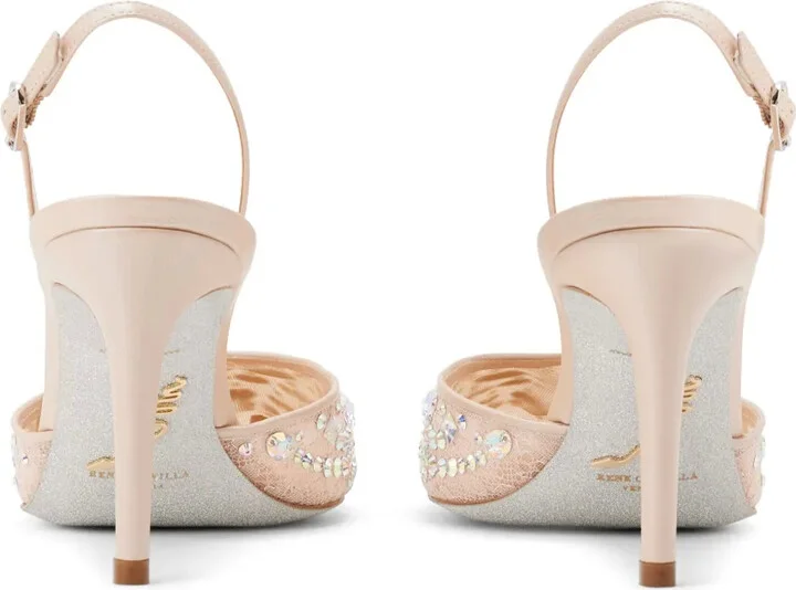 Cinderella 80mm leather pumps - Image 3
