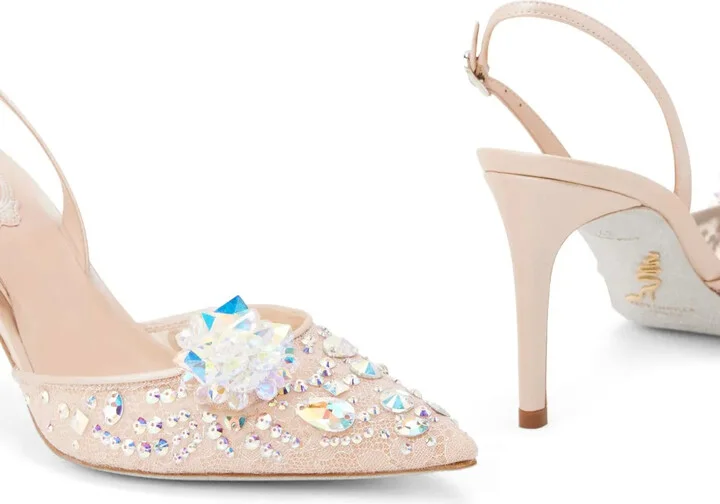 Cinderella 80mm leather pumps - Image 4