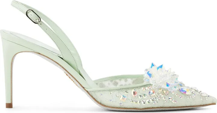 Cinderella 80mm leather pumps