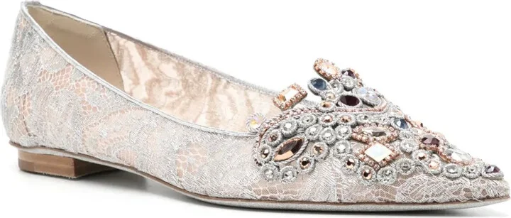 Cinderella crystal ballerina shoes - Image 2