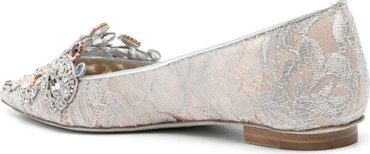 Cinderella crystal ballerina shoes - Image 3