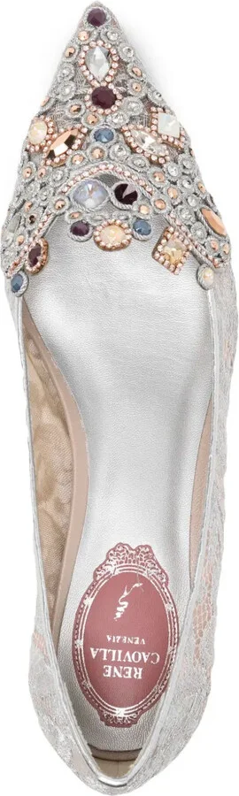 Cinderella crystal ballerina shoes - Image 4