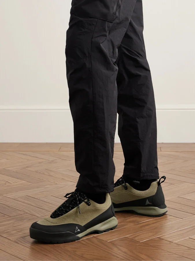 Cingino Rubber-Trimmed Microfibre Hiking Sneakers - Image 2