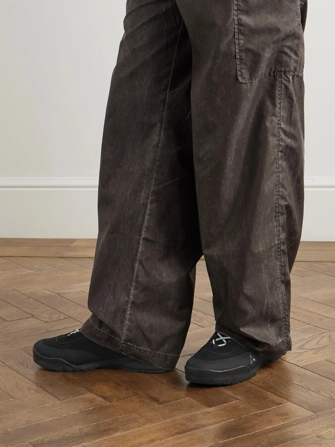Cingino Rubber-Trimmed Microfibre Hiking Sneakers - Image 2