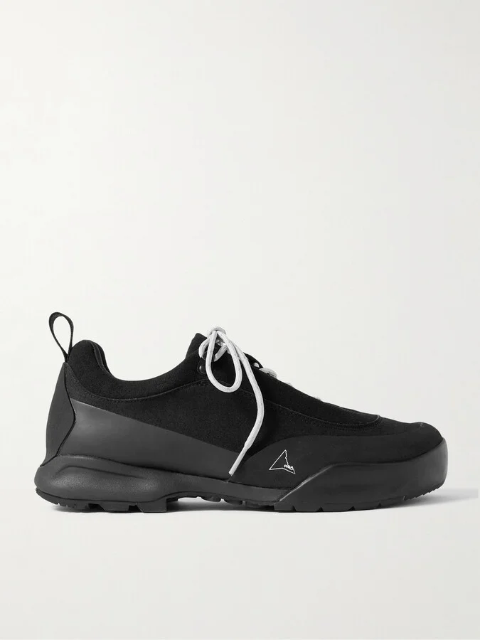 Cingino Rubber-Trimmed Microfibre Hiking Sneakers