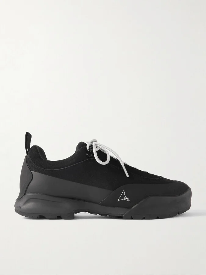 Cingino Rubber-Trimmed Microfibre Hiking Sneakers