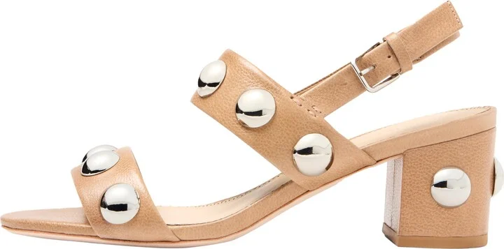 Cinq a Sept Women's GEMMA STUDDED BLOCK HEEL SANDAL