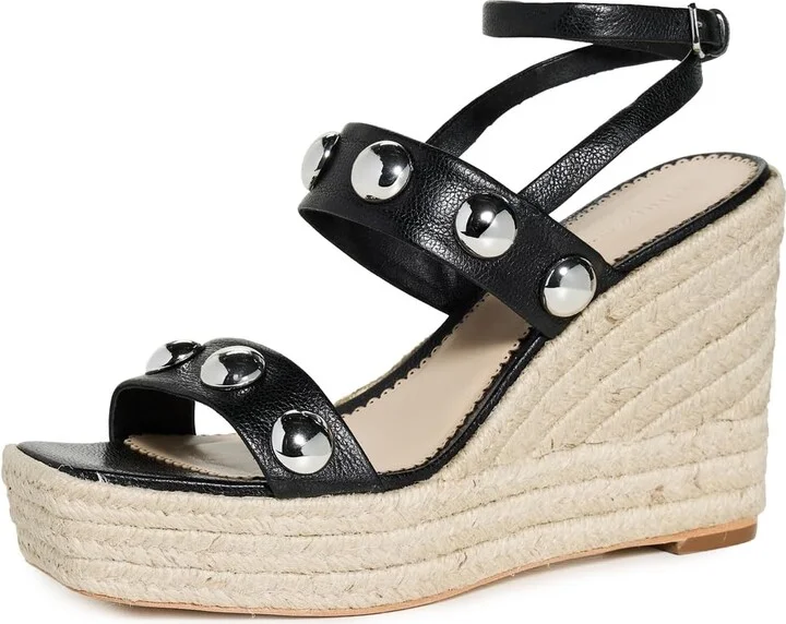 Cinq a Sept Women's GEORGIA STUDDED WEDGE ESPADRILLE