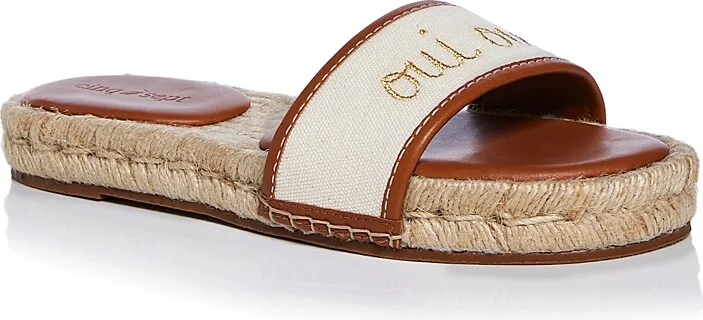 Cinq a Sept Women's Josephine Canvas Espadrille Sandals