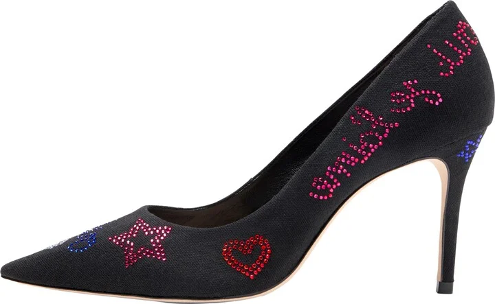 Cinq a Sept Women's Juliet HEATSET Linen Pointed Pump