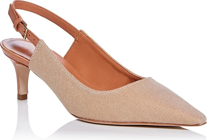 Cinq a Sept Women's Slyvie Denim Slingback Pumps