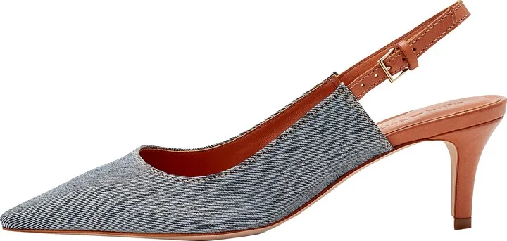 Cinq à Sept Women's Sylvie Denim Slingback Pump