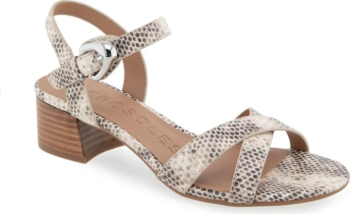 ROCCIA SNAKE FAUX LEATHER
