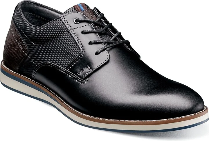 Circuit Leather Plain Toe Derby - Wide Width Available