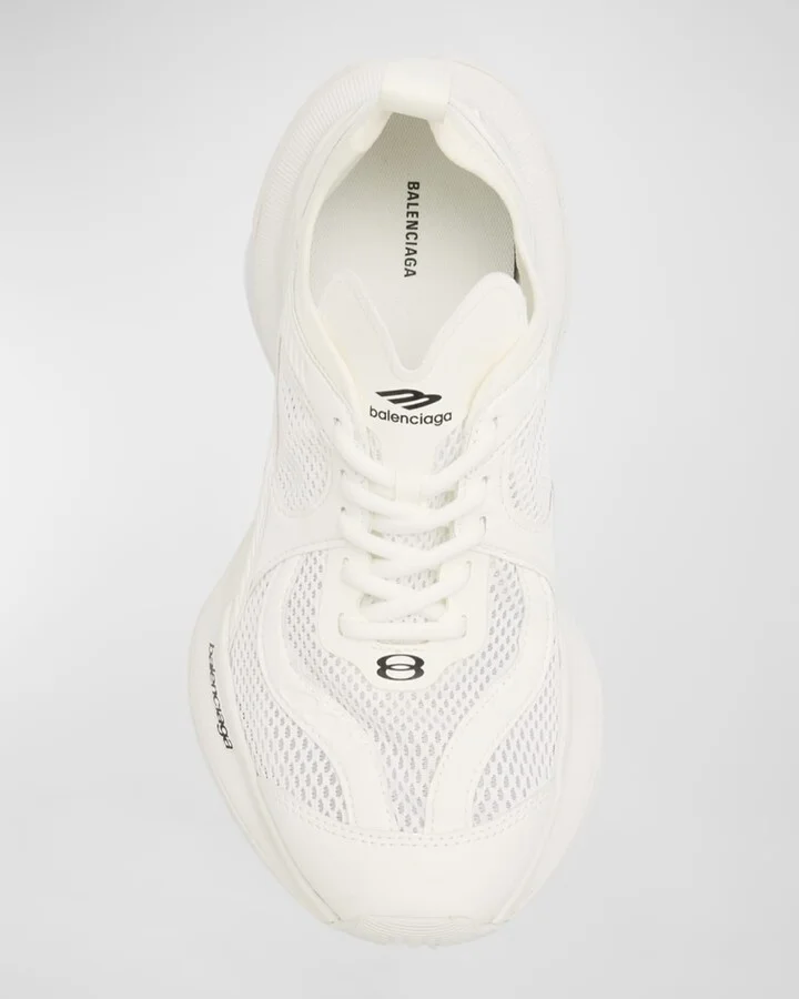 Circuit Mesh Lace-Up Track Sneakers - Image 6