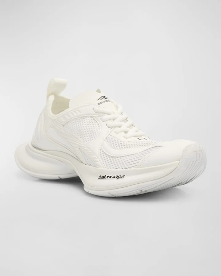 Circuit Mesh Lace-Up Track Sneakers - Image 8