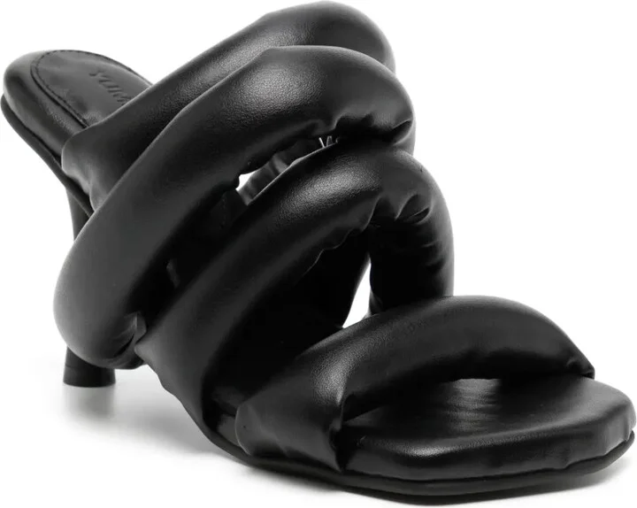Circular Heel 110mm padded sandals - Image 2