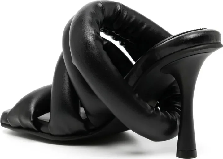 Circular Heel 110mm padded sandals - Image 3