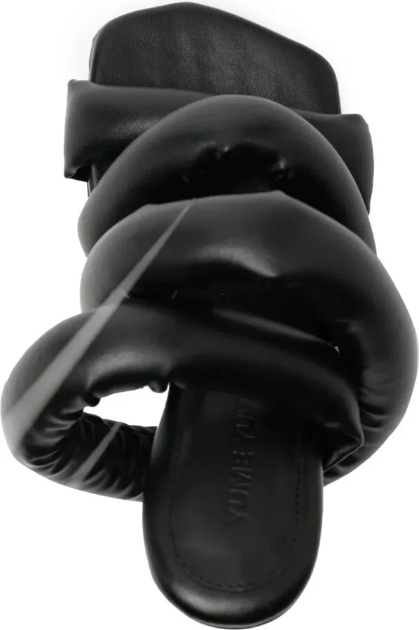 Circular Heel 110mm padded sandals - Image 4