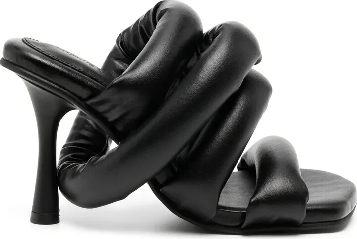 Circular Heel 110mm padded sandals