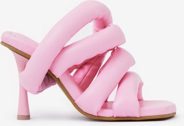 Circular Heel Sandals