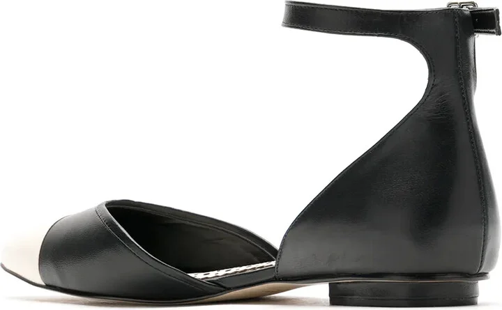 Cisne flat leather sandals - Image 3
