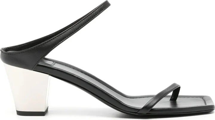 City 60mm leather mules
